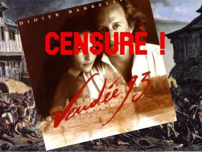 Vendéen mon fils, de l&rsquo;album Vendée 93 de Didier Barbelivien censuré sur Deezer et&nbsp;Spotify